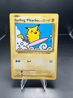 Pokemon TCG Surfing Pikachu Evolutions 111/108 Secret Rare 2016 - Image 1