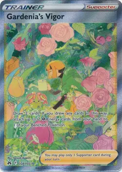 Gardenia's Vigor GG61/GG70 Ultra Rare Crown Zenith Pokemon TCG - Image 1