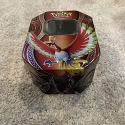 *Empty Tin* Pokemon TCG Ho-OH Empty 2017 Tin - Image 3