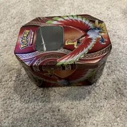 *Empty Tin* Pokemon TCG Ho-OH Empty 2017 Tin - Image 4