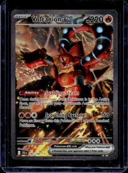 2025 Pokemon Journey Together Volcanion ex #182/159 - Image 1