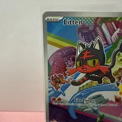 Pokemon TCG Litten First Partner Series Blackstar Promo 044 Near Mint - Image 2