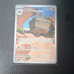 Pokemon Crustle Illustration Rare Holo Sv: Black Bolt 130/086 150 HP English - Image 1