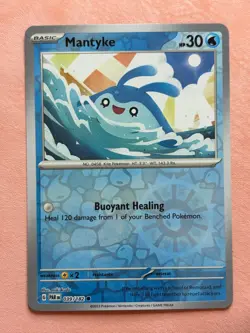 Mantyke~ Reverse holo~ Cute Baby Pokemon ~ the Nursery Room Gallery - Image 1