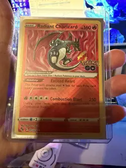 Radiant Charizard 011/078 Pokemon GO Holo - Image 1