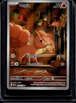 2025 Pokemon Mega Evolution Vulpix Illustration Rare #138/132 - Image 1