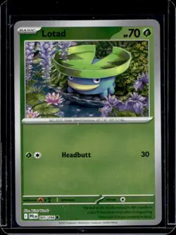 2025 Pokemon Phantasmal Flames Lotad Common #005/094 - Image 1
