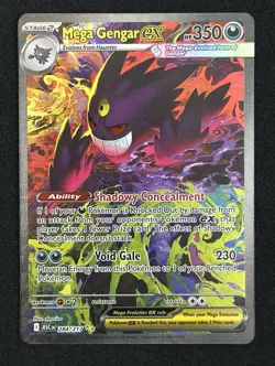 2026 Pokemon Ascended Heroes Mega Gengar ex #284 SIR - Near Mint+ - Image 1