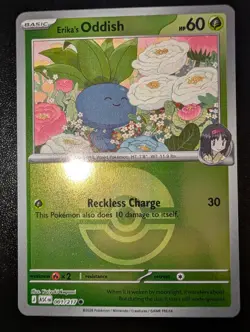 Erika's Oddish (Poke Ball) 001/217 Holo Common ME: Ascended Heroes Pokemon NM - Image 1