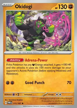 Okidogi - 111/167 - Holo Rare NM, English Pokemon Twilight Masquerade - Image 1