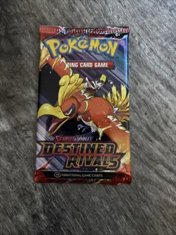 Pokemon Destined Rivals Booster Pack - English TCG - Image 1