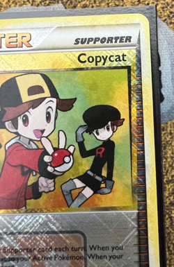 Pokemon Copycat 90/123 League Promo Crosshatch Holofoil June 2011 Season LP - Image 3
