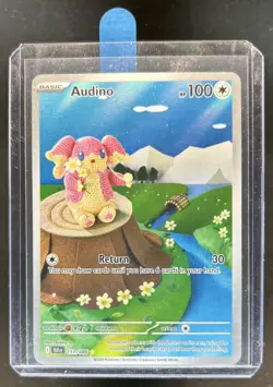 2025 Pokemon Black Bolt Audino Illustration Rare #151/086 - Image 1