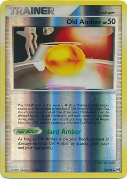 Old Amber - 89/99 - Uncommon - Reverse Holo HP, English Pokemon Arceus - Image 1
