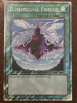 Dimensional Fissure (Platinum Secret Rare) RA03-EN163 1st Edition VLP - Image 1