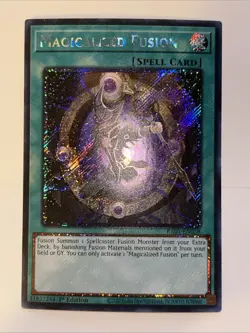 Yugioh! Magicalized Fusion - RA01-EN058 - Platinum Secret Rare - 1st Edition Nea - Image 1