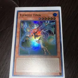 Yugioh Elfnote Tinia BPRO-EN011 Ultra Rare 1st Edition NM - Image 1