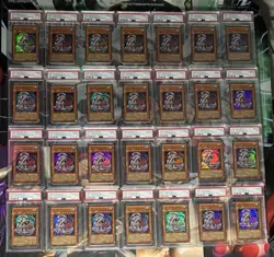 Yugioh SD4-EN001 Corrected Text Ocean Dragon Lord Neo Daedalus 76 PSA Slabs - Image 1