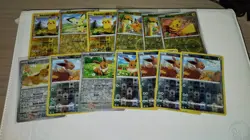 Eevee pikachu holo Pokemon Cards Bundle - - Image 1