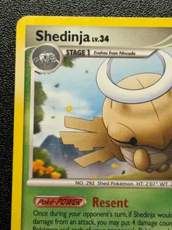 Shedinja 40/146 Rare Pokemon Card Diamond & Pearl Legends Awakened - Image 2