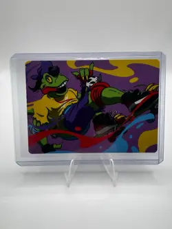 MTG Teenage Mutant Ninja Turtles Art Series Card Mondo Gecko - Image 1