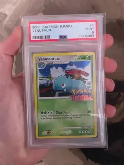 PSA 9 Venusaur Pokemon Rumble 1/16 MINT Graded Pokemon Card - Image 1