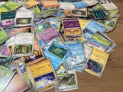 Pokemon TCG Bulk Lot 2 Tins Full of Cards 4lb Collection Holos - Image 4