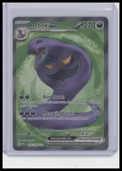 SV: Scarlet & Violet 151 #185/165 Arbok ex TCG Card - Image 1