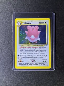 Pokemon TCG Blissey Neo Revelation Holo Rare Card 2/64 - Image 1