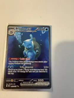 Pokemon Scarlet & Violet 151 TCG Blastoise EX Card 200/165 M/Nm Condition Fresh - Image 1