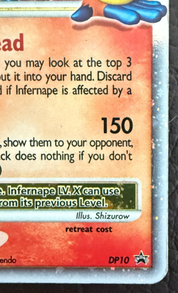 Infernape LV.X DP10 Holo Pokemon Card – Diamond & Pearl Promo (2007) - Image 5