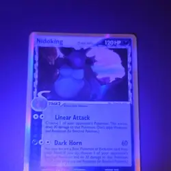 Pokemon Nidoking EX Dragon Frontiers 6/101 120HP Holo Rare Delta Species Card - Image 3