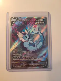 Pokemon Vaporeon V SWSH181 Promo Card NM Condition - Image 1