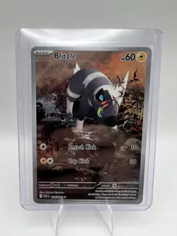 Blitzle 114/086 White Flare Illustration Rare Pokemon Card 2025 - Image 1