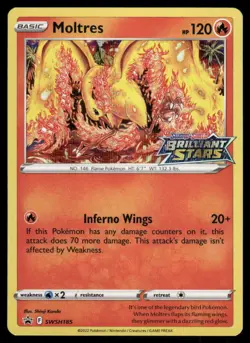 SWSH: Sword & Shield Promo Cards #SWSH185 Moltres - Image 1
