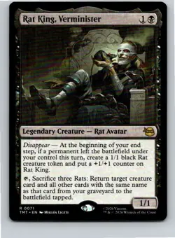 Magic the Gathering Rat King, Verminister Teenage Mutant Ninja Turtles MTG - Image 1