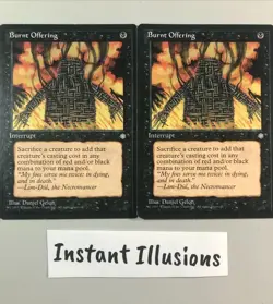 Burnt Offering - Ice Age Mtg Tcg - Image 1