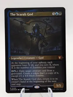 Magic the Gathering | The Scarab God Etched FOIL | NM - Image 1