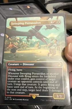 Swooping Pteranodon (Borderless) Universes Beyond: Jurassic Pikachu World Z160 - Image 1