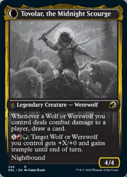 Tovolar, Dire Overlord Silver Screen FOIL Innistrad Midnight Hunt HP - Image 2