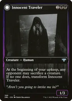 Innocent Traveler Foil Innistrad: Double Feature 388 NM MTG - Image 1