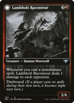 Lambholt Raconteur // Lambholt Ravager Foil Innistrad: Double Feature 434 NM MTG - Image 1