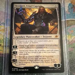Tezzeret, Cruel Captain Legendary Planeswalker MTG Edge of Eternities M0002 - Image 1