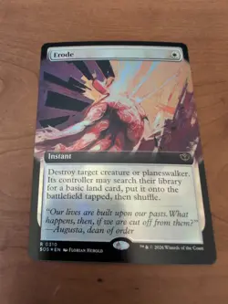 Erode (Extended Art) FOIL Secrets of Strixhaven 0310 - Image 1