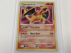 PSA 5 Charizard Holo 3/132 Secret Wonders 2007 Pokemon Card EX Diamond & Pearl - Image 3