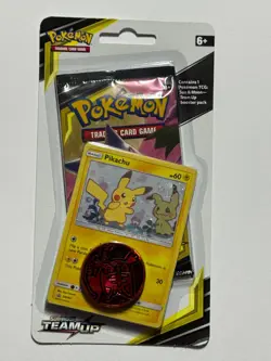 Pokemon TCG Sun & Moon Team Up Blister Pack with Pikachu Promo SEALED - Image 1