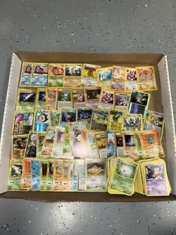200+ vintage mid era pokemon cards. 1st editions, rares, neo, etc DAMAGED - Image 1