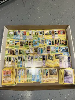 200+ vintage mid era pokemon cards. 1st editions, rares, neo, etc DAMAGED - Image 2