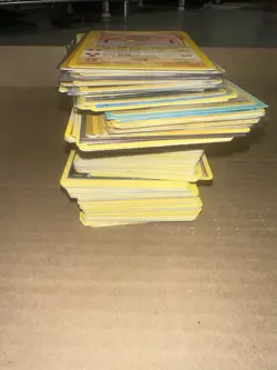 200+ vintage mid era pokemon cards. 1st editions, rares, neo, etc DAMAGED - Image 5