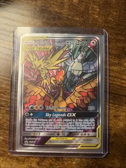 Pokemon TCG Moltres Zapdos Articuno GX SM210 Hidden Fate Promo Card - Image 1